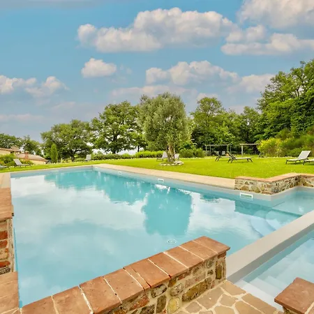 Isa - Luxury With Swimming Pool Immersed In Tuscan Nature, Villas On The Ground Floor With Private Outdoor Area With Panoramic View Osteria Delle Noci